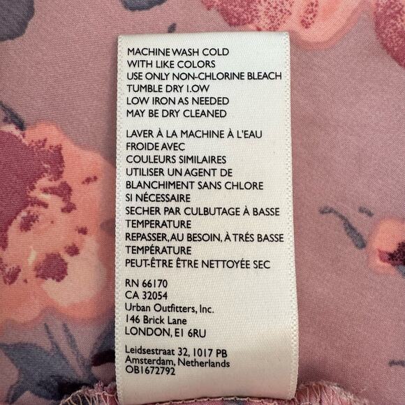 Free People Intimately Easy to Love Midi Slip Dress Floral Print Size S - Picture 9 of 13